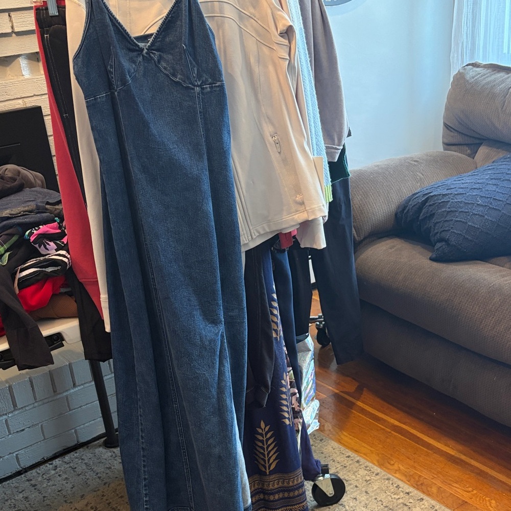 American Eagle Outfitters Women's Denim Maxi Dress